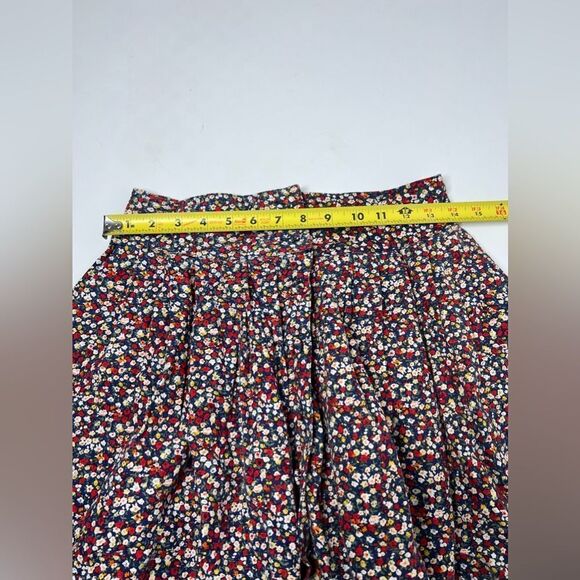Peaches n Cream Bohemian Floral Print Mini Skirt Front buttons Size S/P - Picture 12 of 15